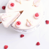 White Chocolate Raspberry Cake