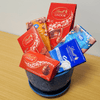 Chocolate Bouquet Basket in Ceramic Planter - The Gift That Keeps Giving