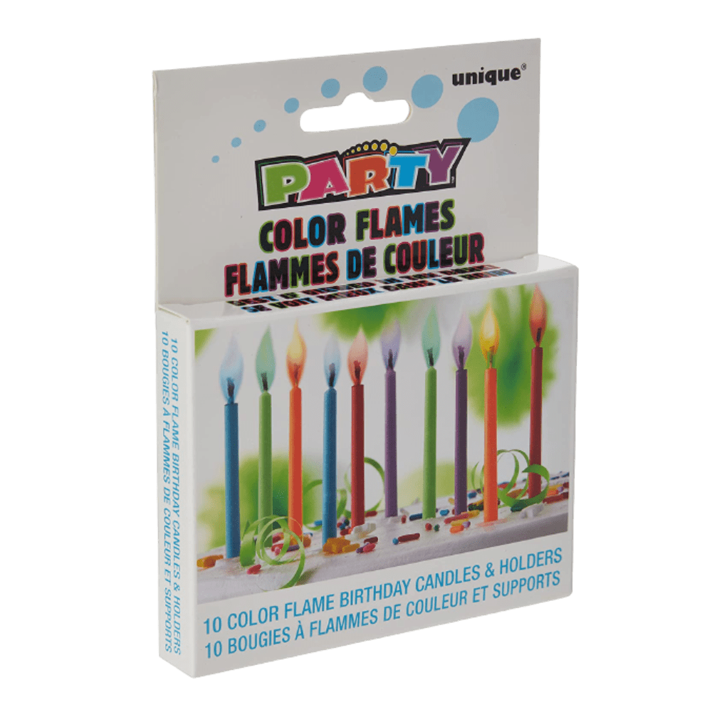 Birthday Candles Color Flame MakeMyGift
