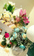multicolored rose, lily, and Baby's Breath flowers
