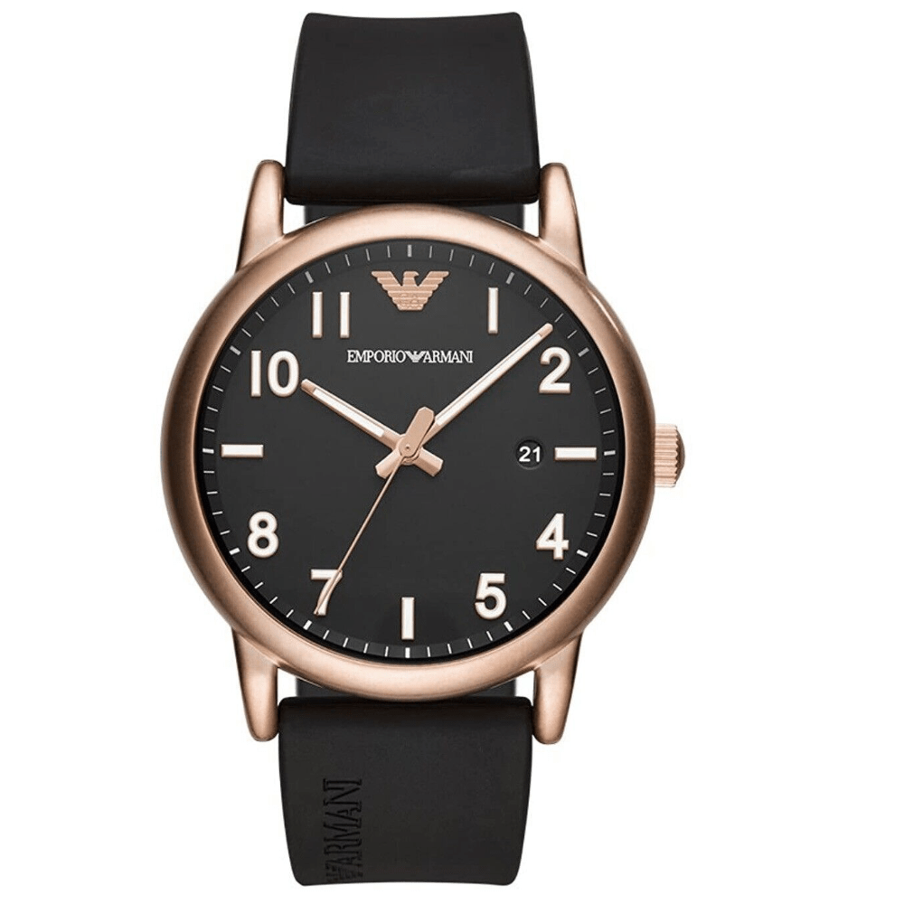 Mens gold online emporio armani watch